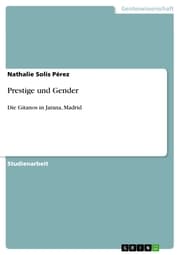 Cover von Prestige und Gender