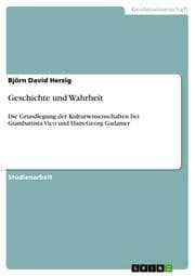Cover von Geschichte und Wahrheit