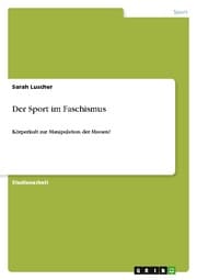 Cover von Der Sport im Faschismus