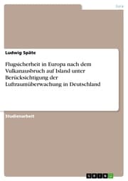 Cover von Flugsicherheit in Europa nach dem Vulkanausbruch auf Island unter Berücksichtigung der Luftraumüberwachung in Deutschland