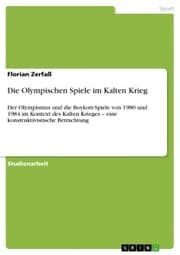 Cover von Die Olympischen Spiele im Kalten Krieg