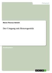 Cover von Der Umgang mit Heterogenität