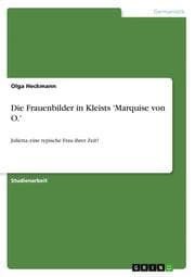 Cover von Die Frauenbilder in Kleists 'Marquise von O.'