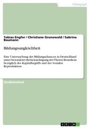 Cover von Bildungsungleichheit