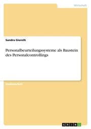 Cover von Personalbeurteilungssysteme als Baustein des Personalcontrollings