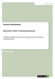 Cover von Internet Chat Communication