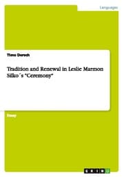 Cover von Tradition and Renewal in Leslie Marmon Silko's 'Ceremony'