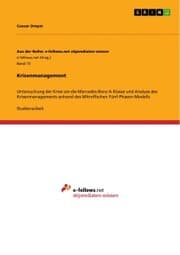 Cover von Krisenmanagement