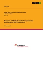 Cover von Besondere rechtliche Herausforderungen bei der Gestaltung von PIPE-Transaktionen