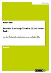 Cover von Fredrika Runeberg - Die Geschichte meiner Feder