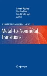 Cover von Metal-to-Nonmetal Transitions