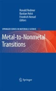 Cover von Metal-to-Nonmetal Transitions