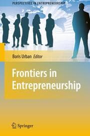 Cover von Frontiers in Entrepreneurship