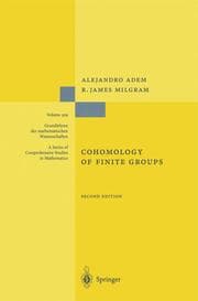 Cover von Cohomology of Finite Groups