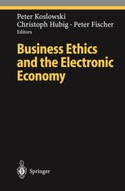 Cover von Business Ethics and the Electronic Economy