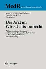 Cover von Der Arzt im Wirtschaftsstrafrecht