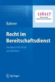 Cover von Recht im Bereitschaftsdienst