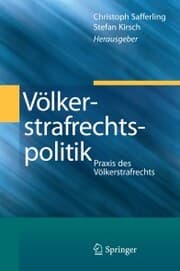 Cover von Völkerstrafrechtspolitik