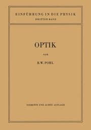 Cover von Einführung in die Optik