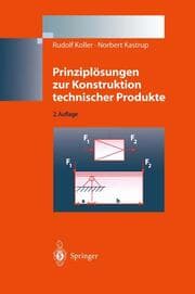 Cover von Prinziplösungen zur Konstruktion technischer Produkte