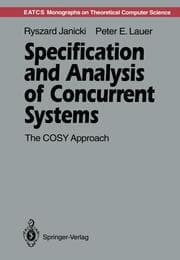 Cover von Specification and Analysis of Concurrent Systems