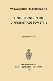 Cover von Einführung in die Differentialgeometrie