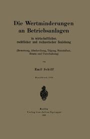 Cover von Die Wertminderungen an Betriebsanlagen