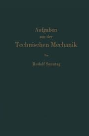 Cover von Aufgaben aus der Technischen Mechanik