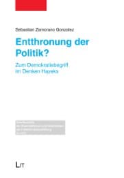 Cover von Entthronung der Politik?