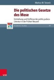 Cover von Die politischen Gesetze des Mose als Vorbild