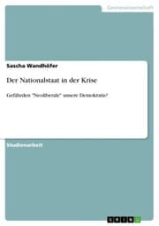 Cover von Der Nationalstaat in der Krise