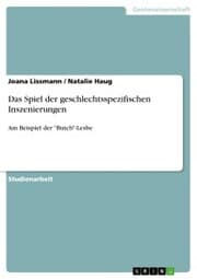 Cover von Das Spiel der geschlechtsspezifischen Inszenierungen