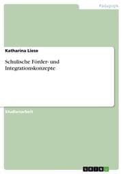Cover von Schulische Förder- und Integrationskonzepte