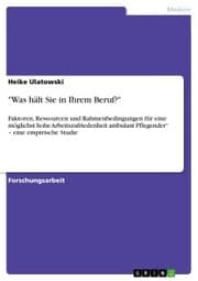 Cover von 'Was hält Sie in Ihrem Beruf?'