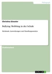 Cover von Bullying: Mobbing in der Schule