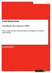 Cover von Friedliche Revolution 1989