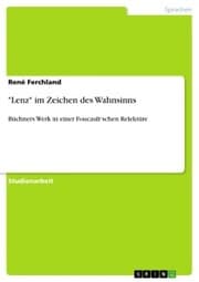 Cover von 'Lenz' im Zeichen des Wahnsinns