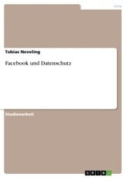 Cover von Facebook und Datenschutz