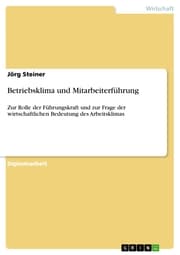 Cover von Betriebsklima und Mitarbeiterführung