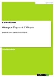 Cover von Giuseppe Ungaretti: L'Allegria