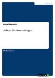 Cover von Sichere Web-Anwendungen