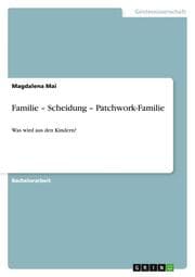 Cover von Familie - Scheidung - Patchwork-Familie