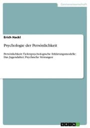 Cover von Psychologie der Persönlichkeit
