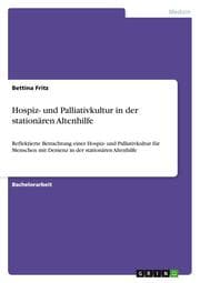 Cover von Hospiz- und Palliativkultur in der stationären Altenhilfe