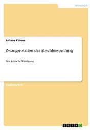 Cover von Zwangsrotation der Abschlussprüfung