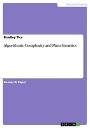 Cover von Algorithmic Complexity and Plant Genetics
