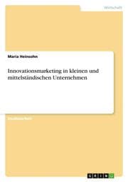 Cover von Innovationsmarketing in kleinen und mittelständischen Unternehmen