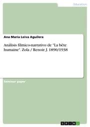 Cover von Análisis fílmico-narrativo de 'La bête humaine'.Zola / Renoir.J.1890/1938