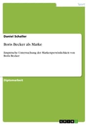 Cover von Boris Becker als Marke