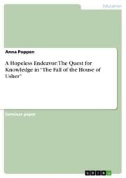 Cover von A Hopeless Endeavor: The Quest for Knowledge in The Fall of the House of Usher